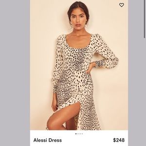Reformation Alessi Dress Cheetah